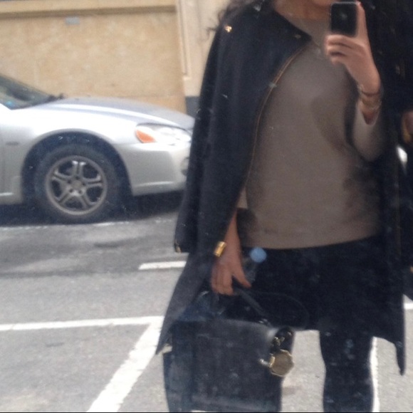 Wool Zara coat with button and zip details - Picture 9 of 9